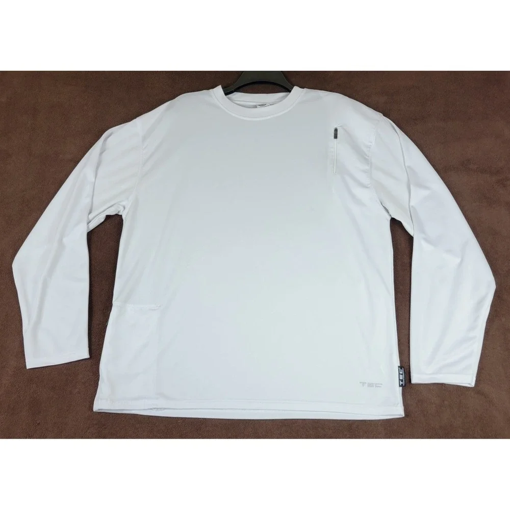Scottevest TEC Technology Enabled Clothing White Long Sleeve Shirt XL Travel Top